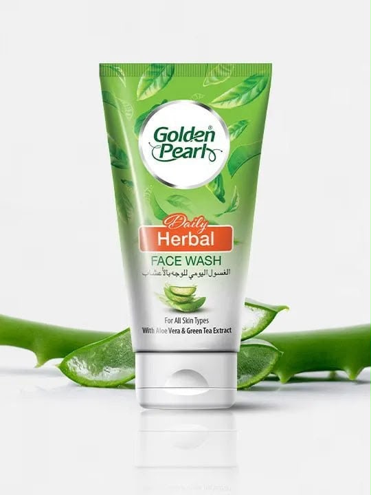 Golden Pearl Daily Herbal Face Wash Deep Cleansing Cleanser