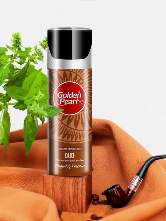 Golden Pearl Oud Body Spray Long Lasting Fragrance 200ml
