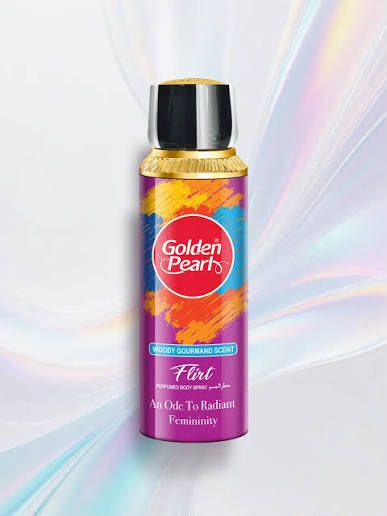 Golden Pearl Flirt Body Spray Long Lasting 200ml