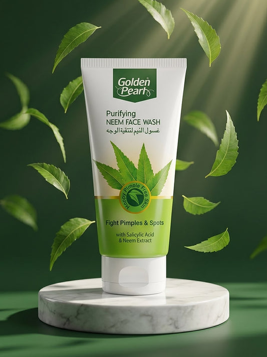 Golden Pearl Purifying Neem Face Wash for Clear Skin