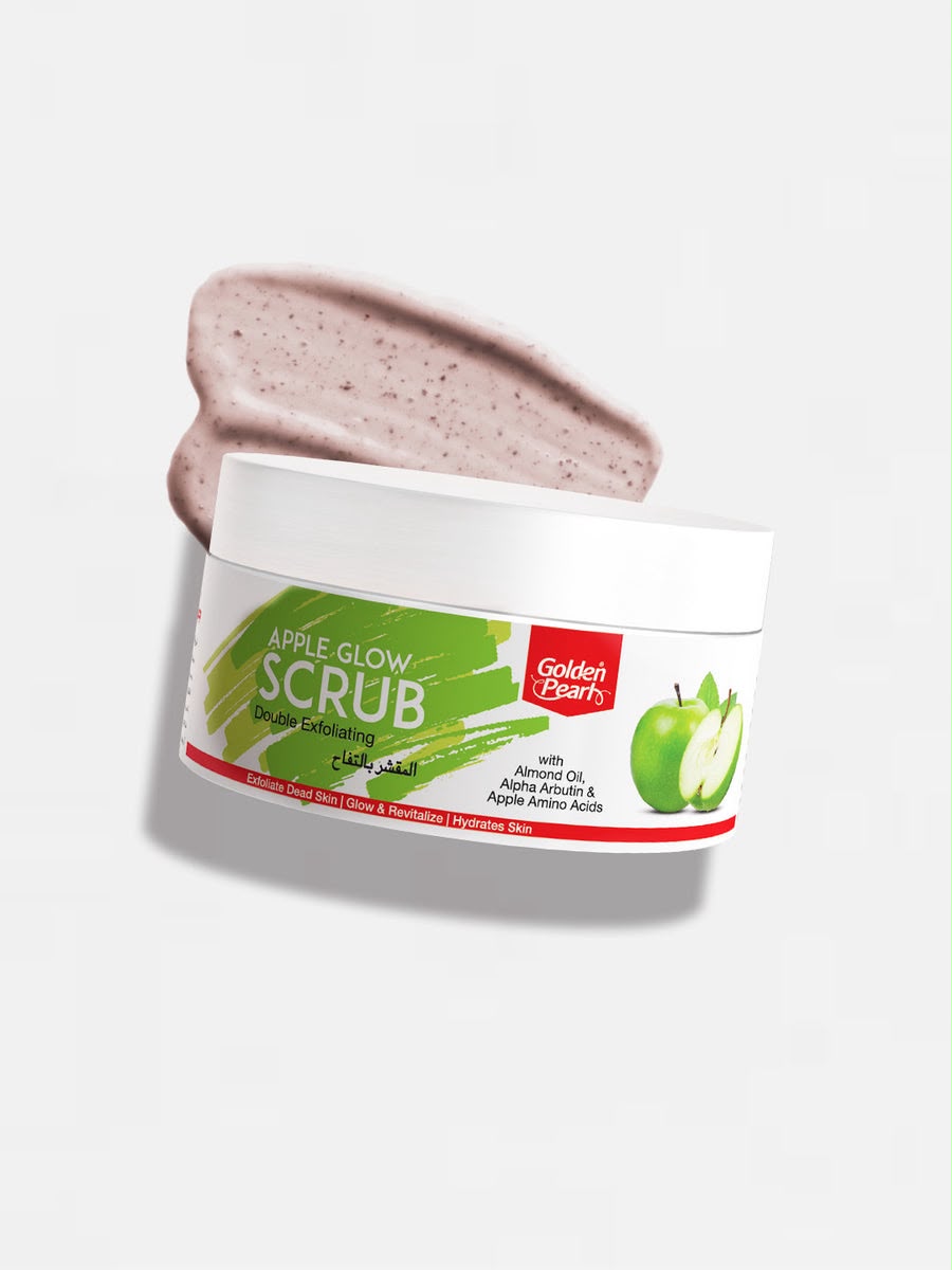 Apple Glow Double Exfoliating Face Scrub for Radiant Skin