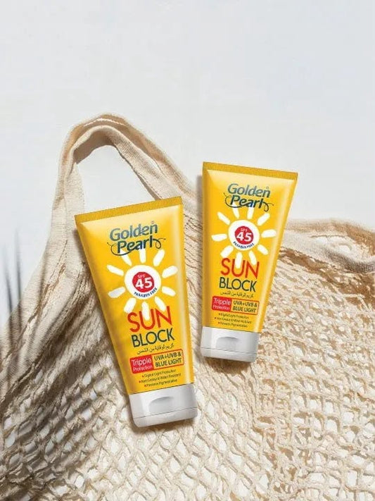 Golden Pearl SPF 45 Sunblock – Daily Face Sun Protection