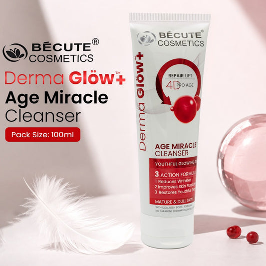 Becute Cosmetics Derma Glow+ Age Miracle Cleanser Face Wash