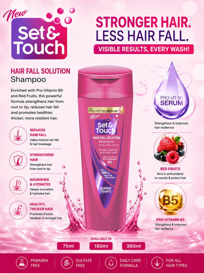 Golden Pearl Hello Hair Hair Fall Solution Shampoo