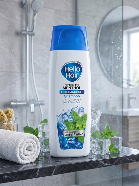 Golden Pearl Hello Hair Menthol Anti-Dandruff Shampoo