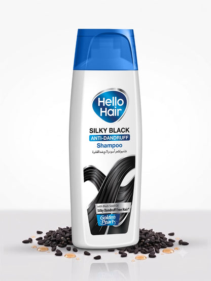 Golden Pearl Hello Hair Silky Black Anti-Dandruff Shampoo