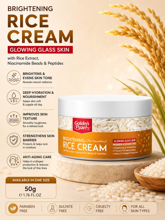 Whitening Rice Cream Brightening & Nourishing Face Cream