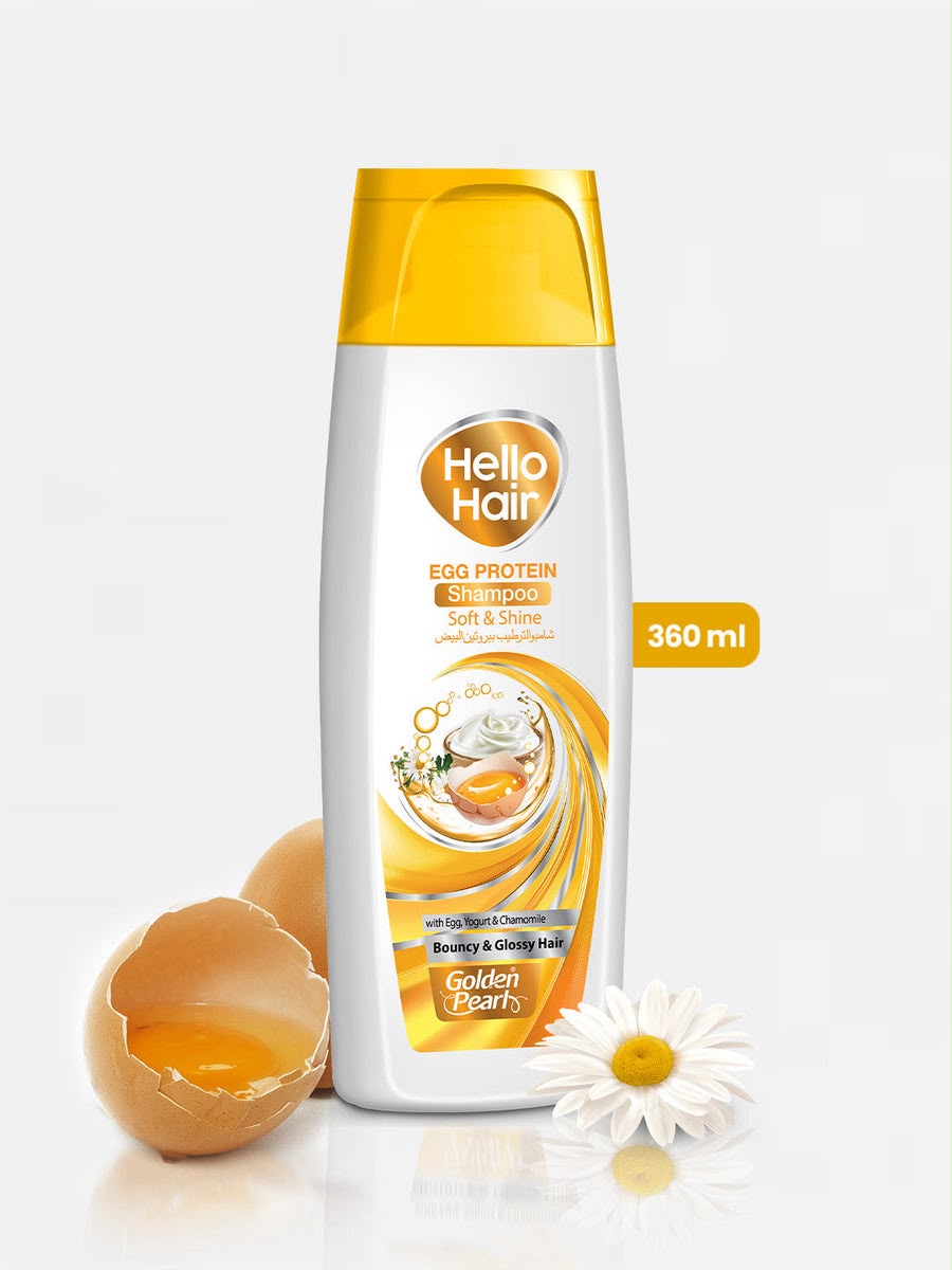 Golden Pearl Hello Hair Egg Protein Shampoo – Strengthening Care
