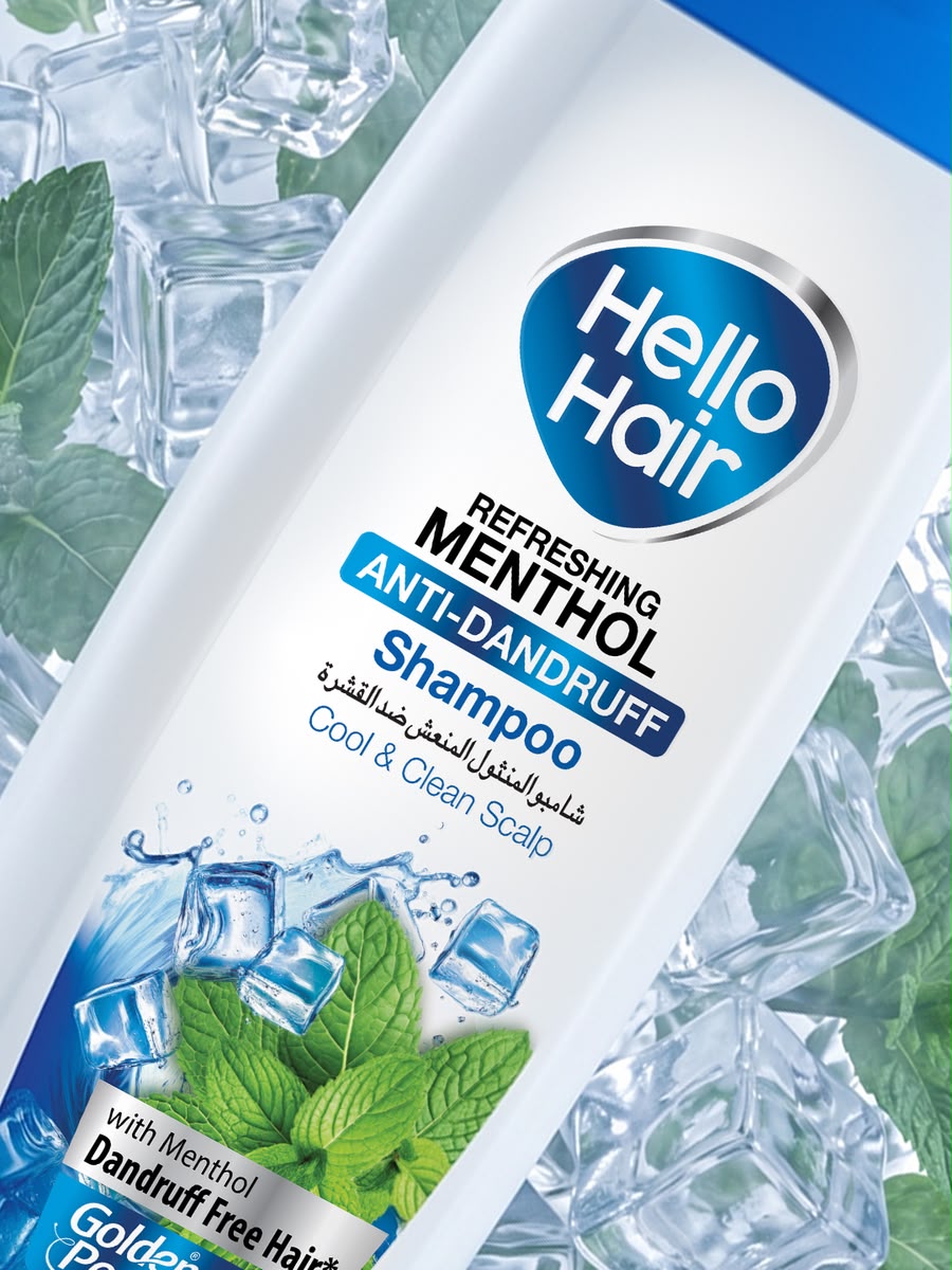 Golden Pearl Hello Hair Menthol Anti-Dandruff Shampoo