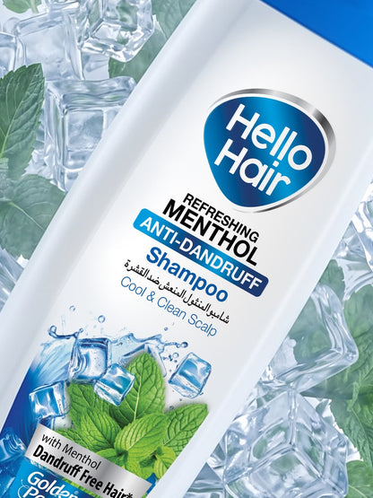 Golden Pearl Hello Hair Menthol Anti-Dandruff Shampoo